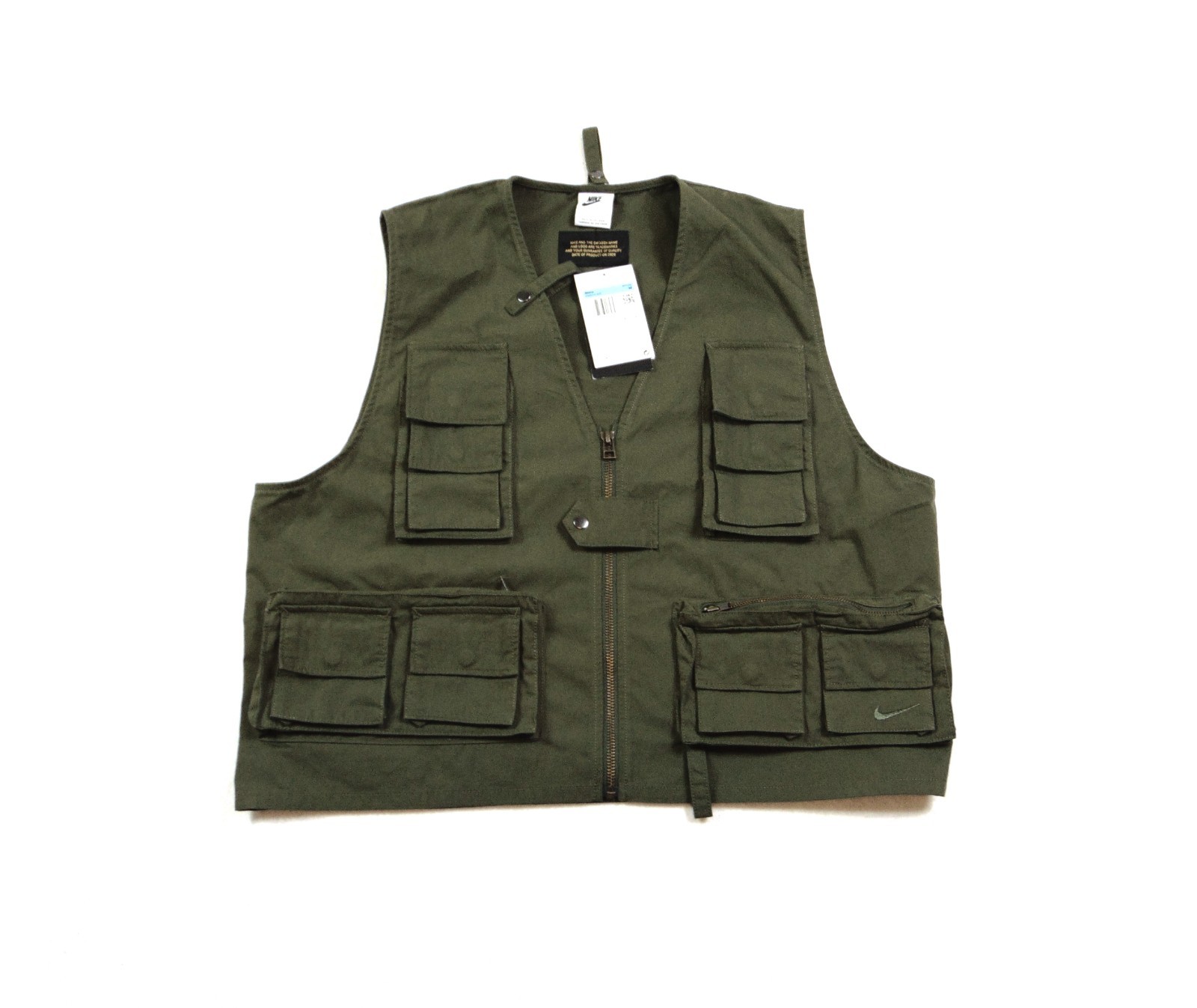 Nike Life Utility Multi Pocket Fishing Tactical Vest Sz M NEW FN3214 325 gallery