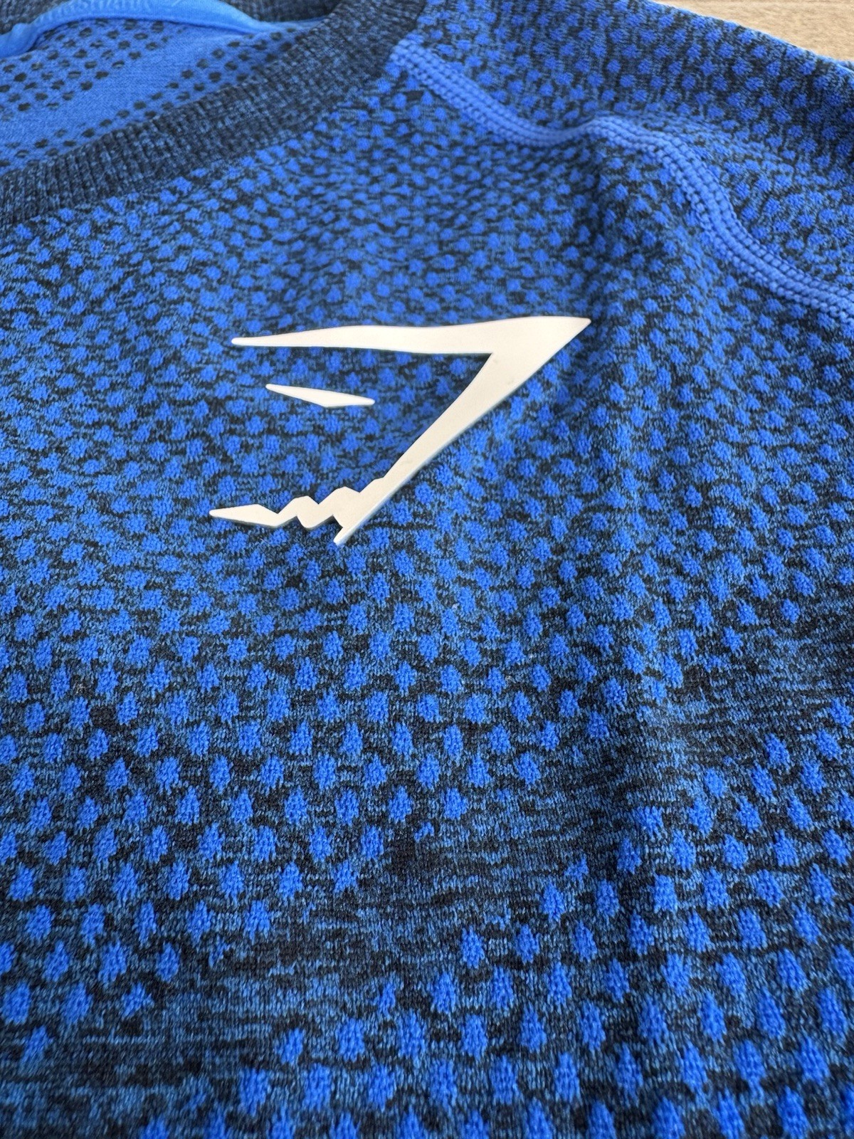 Gymshark Seamless Og Blue Raised Rubber Logo (Be A Visionary) Small gallery