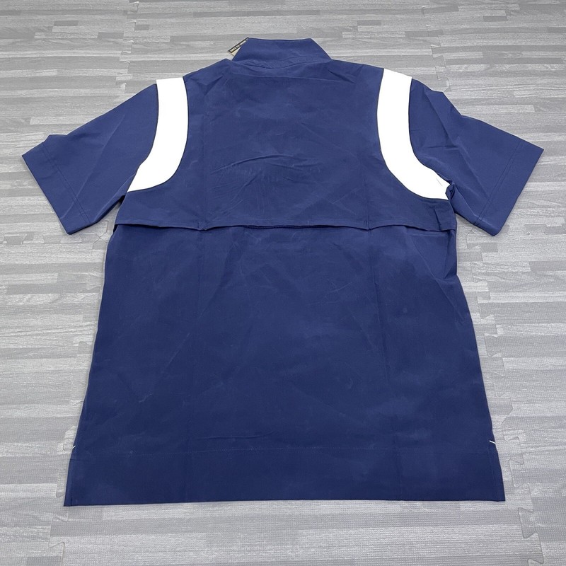 Nike Coach Performance Repel 1/4 Zip Mens Medium Jacket DJ5113 Navy Blue SS $80 gallery