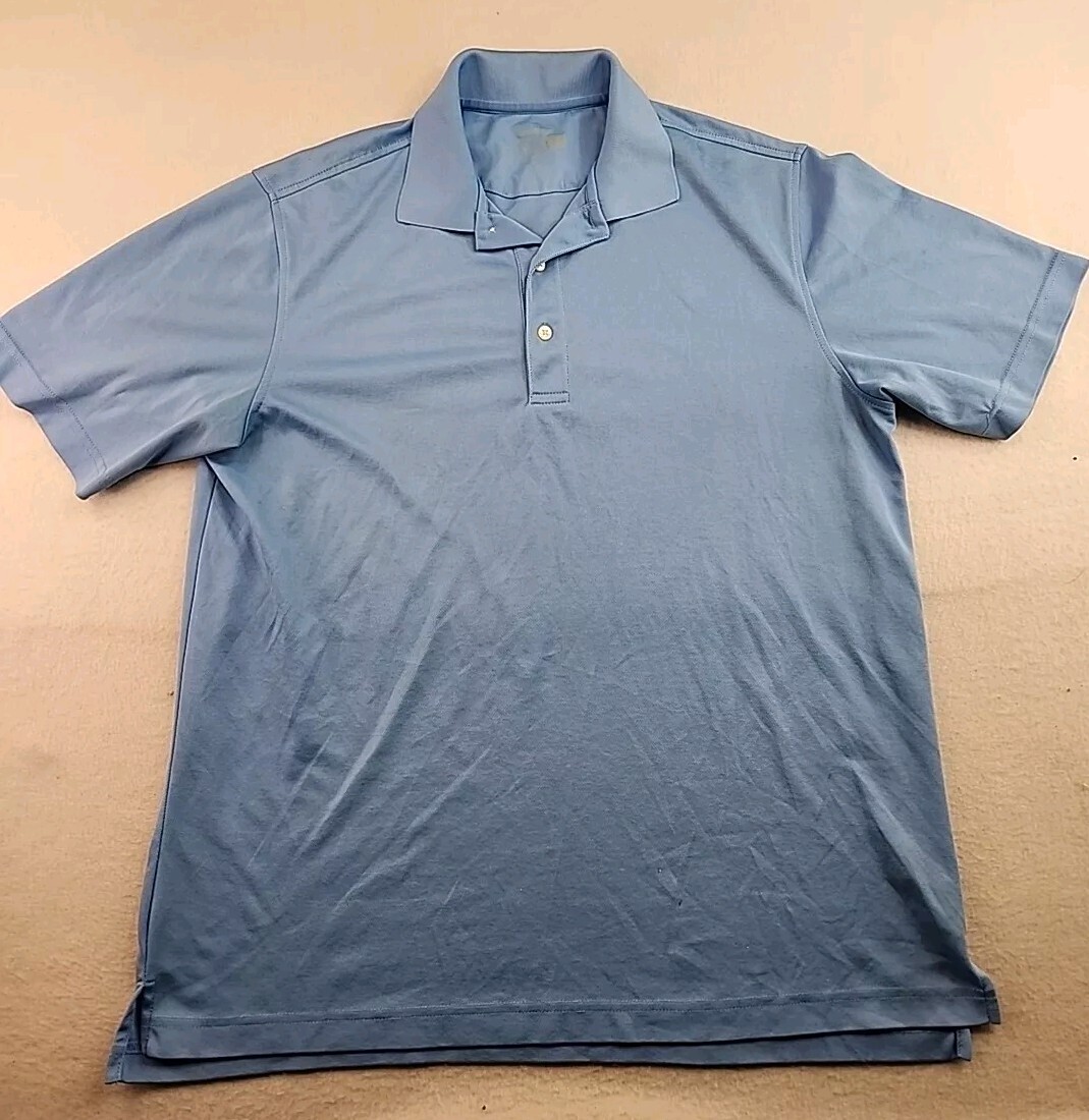Jack Nicklaus Performance Bear Logo Golf Polo Shirt Mens Med Lightweight Active gallery