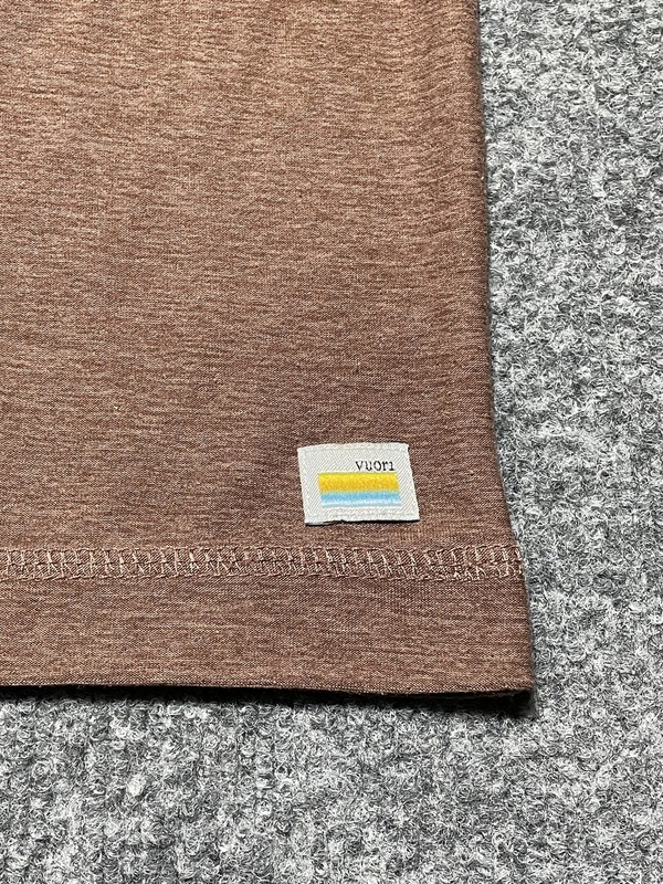 Vuori Men's XL Heather Brown Short Sleeve Crew Neck Performance Activewear gallery
