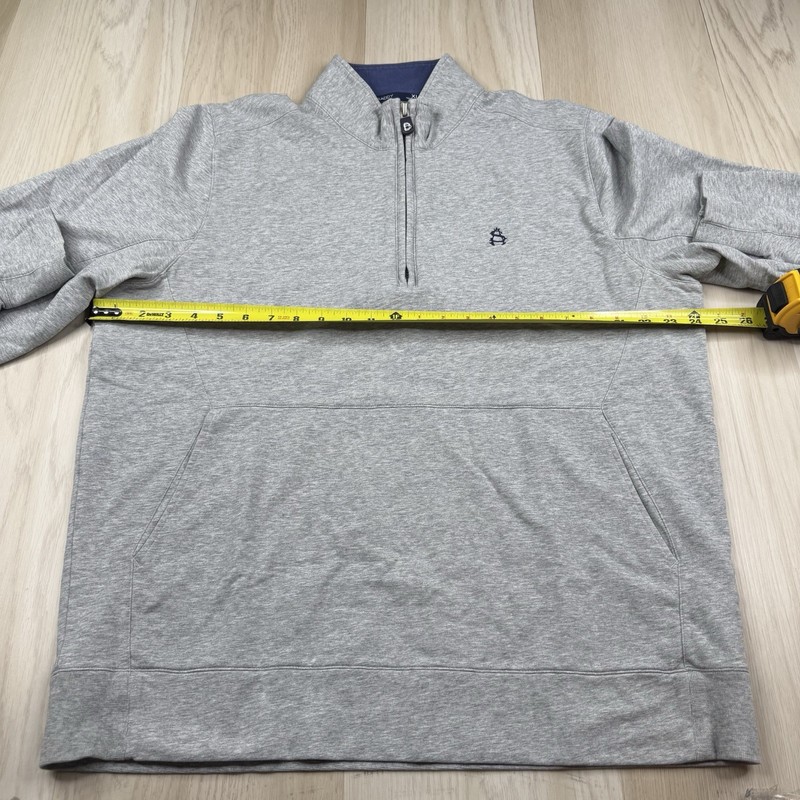 B Draddy Russel 1/4 Zip Gray Pullover Sweatshirt Men’s Size XL SHOREACRES CLUB gallery