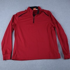 PUMA 1/4 Zip Pullover Mens Large Dry Cell Activewear Golf Mock Neck Long Sleeve