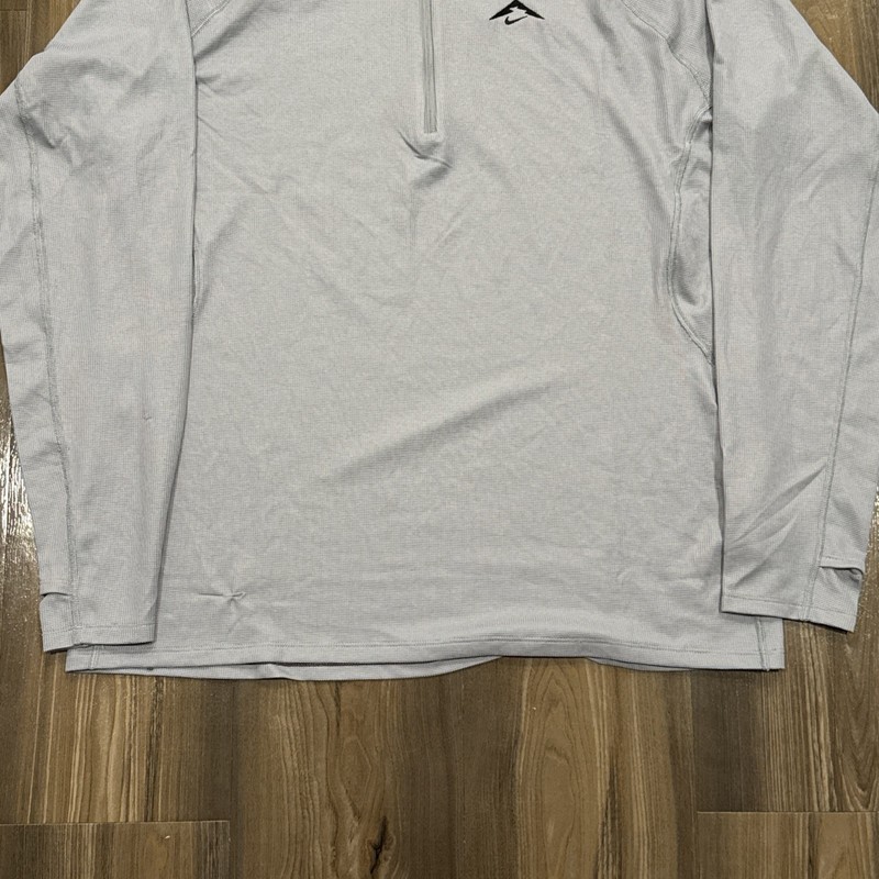 Nike Trail Dri-Fit 1/2 Zip Mid Layer Running Top Grey FV9994-078 Men’s Size L gallery
