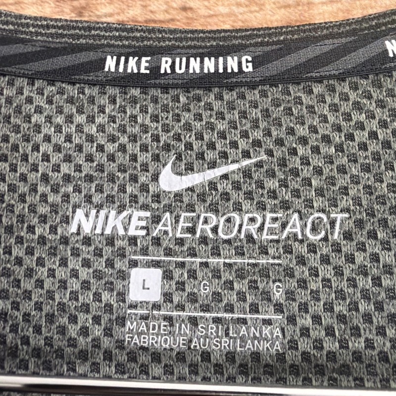 Nike Aeroreact Shirt Mens Large (FITS SMALL) Running Crewneck Active READ gallery