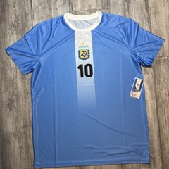 AFA Men’s Active Jersey Messi #10, Size Medium, Blue