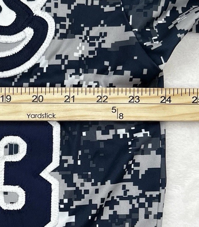 NY YANKEES Men's XL Jersey T-Shirt Badger Sports Performance Digital Camo #13 gallery