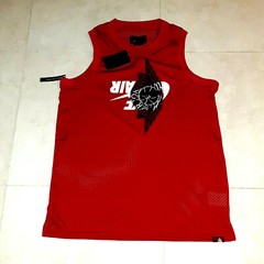 Nike Air Jordan Jumpman Classic Wings Tank Top Jersey Size Small Red BQ8479-687