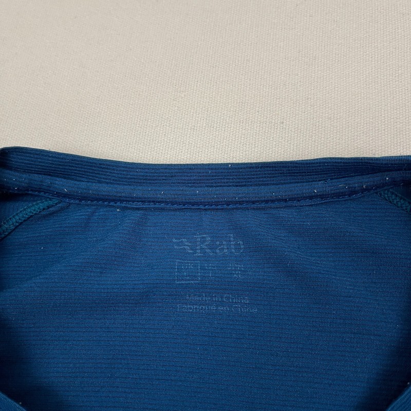 Rab Forge SS Tee Shirt Men L Blue Merino Wool Base Layer Hiking Running Gorpcore gallery