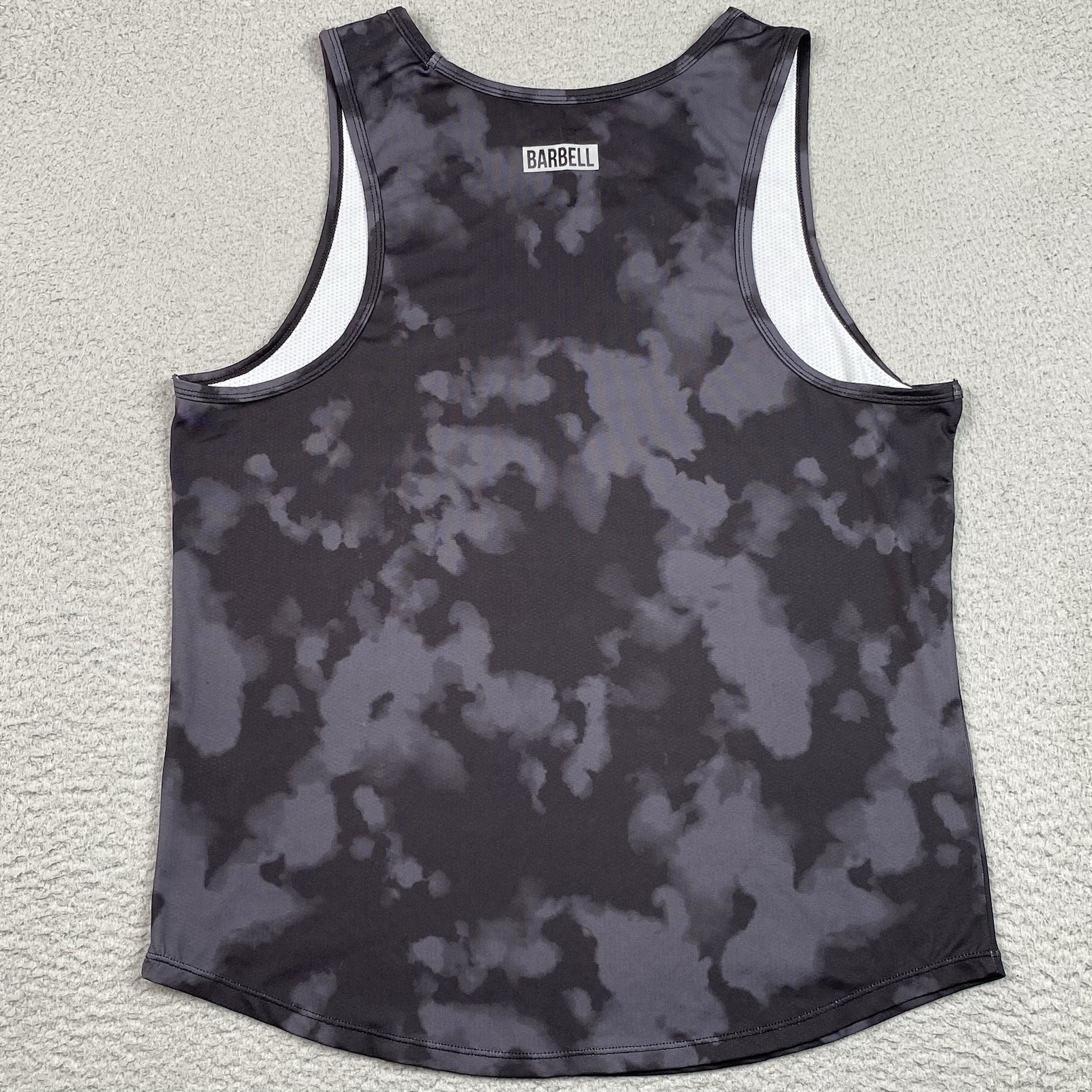 Barbell Apparel Tank Top Shirt Men's Size S Gray Gym Workout Athletic Stretch gallery