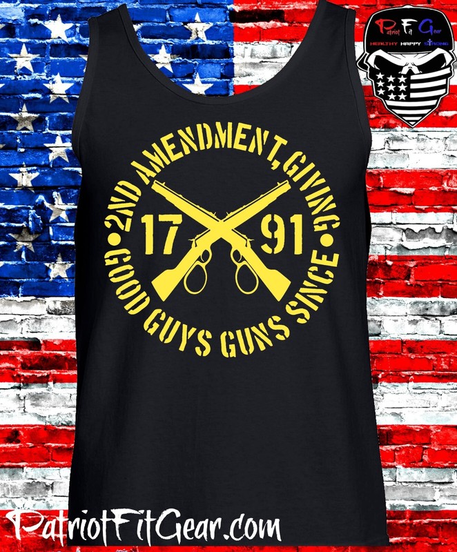 Tank Top,2nd Amendment,Giving Good Guys Guns Since 1791,Gun Rights,2A,t-shirt gallery