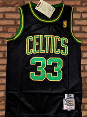 Larry Bird Jersey #33 Boston Throwback Jersey Celtics Men’s Black