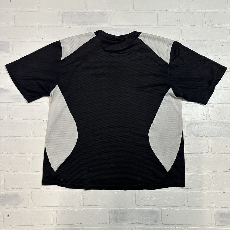 Adidas Shirt Mens S Black Soccer Football Jersey Cropped Diamond VTG Y2K Hip Hop gallery