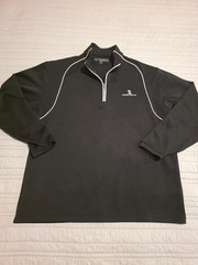 Title: Pebble Beach Performance 1/4 Zip Pullover Men’s Large Black Golf
