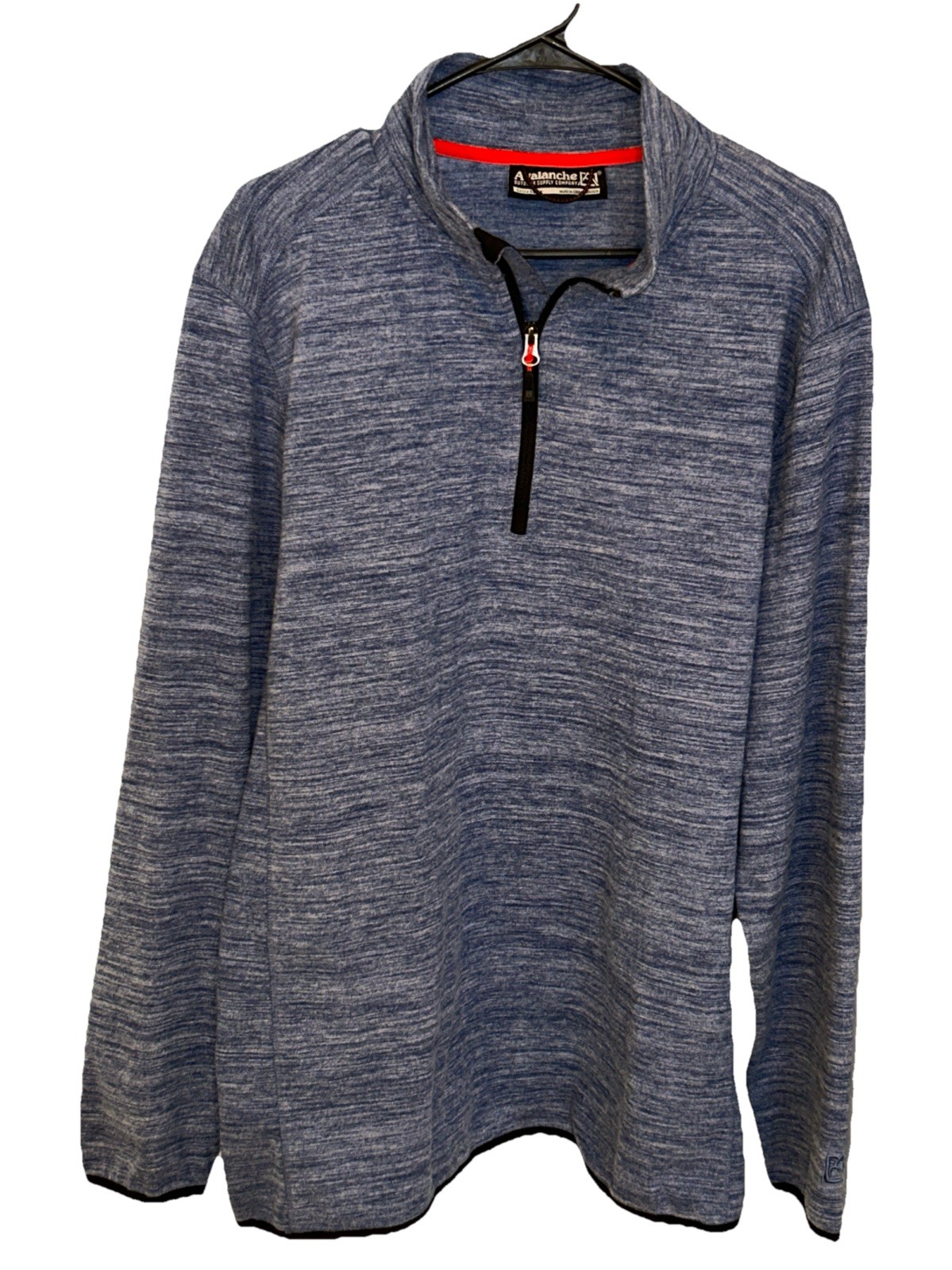 Avalanche Men's Quarter Zip Top Stand Up Pullover gallery
