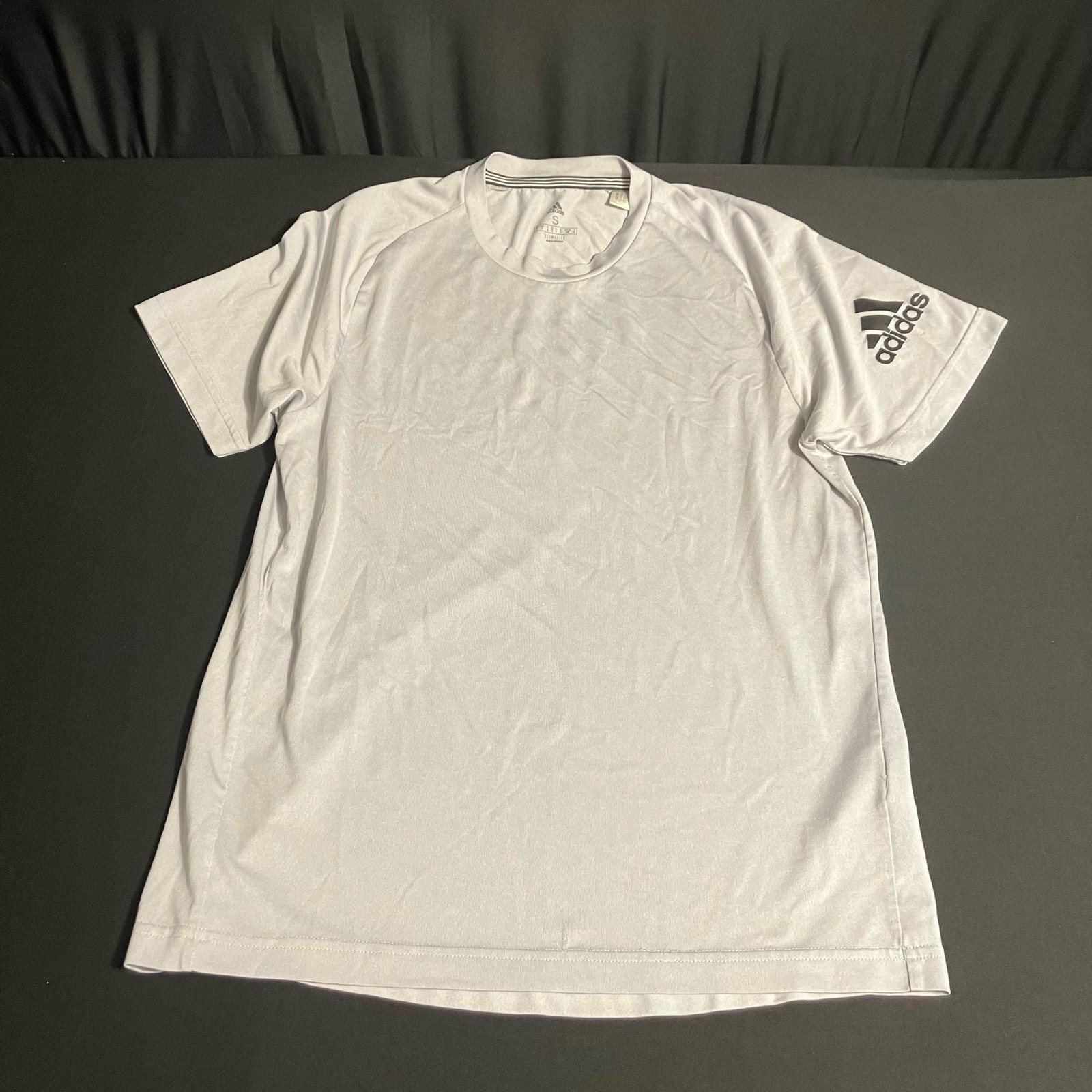 Adidas Men's Climalite Performance Training T-Shirt Light Gray. size S gallery