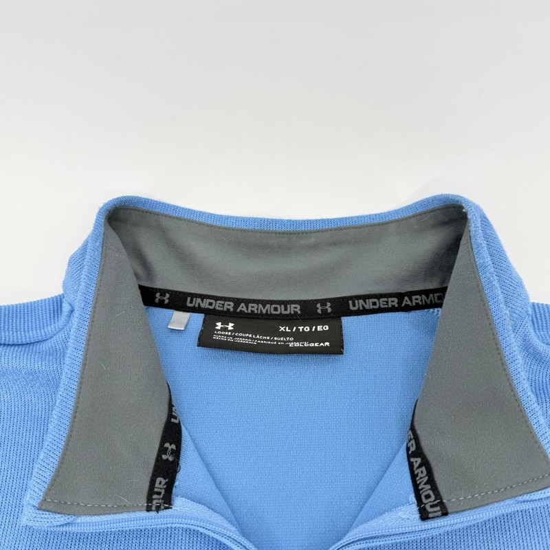 Under Armour ColdGear 1/4 Zip Pullover XL Blue US Open Torrey Pines Golf gallery