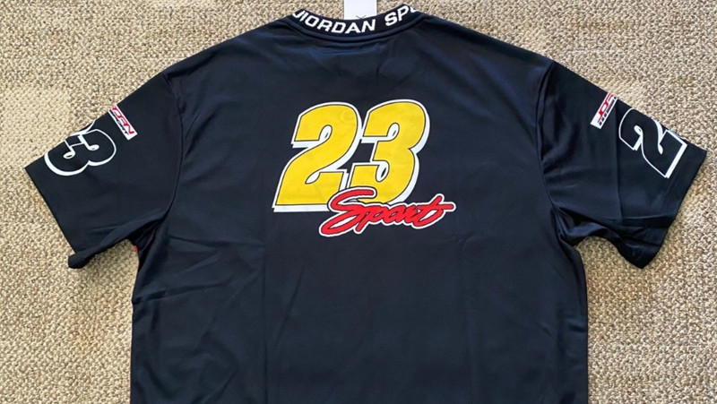 Nike Air Jordan Shirt Top S/S Motorsport Racing Short Sleeve IB8813 Men's L gallery