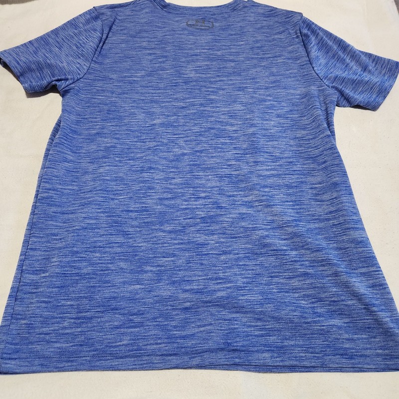 UNDER ARMOUR Heat Gear Armour Ventilated Compression T-Shirt Blue Size YXL gallery