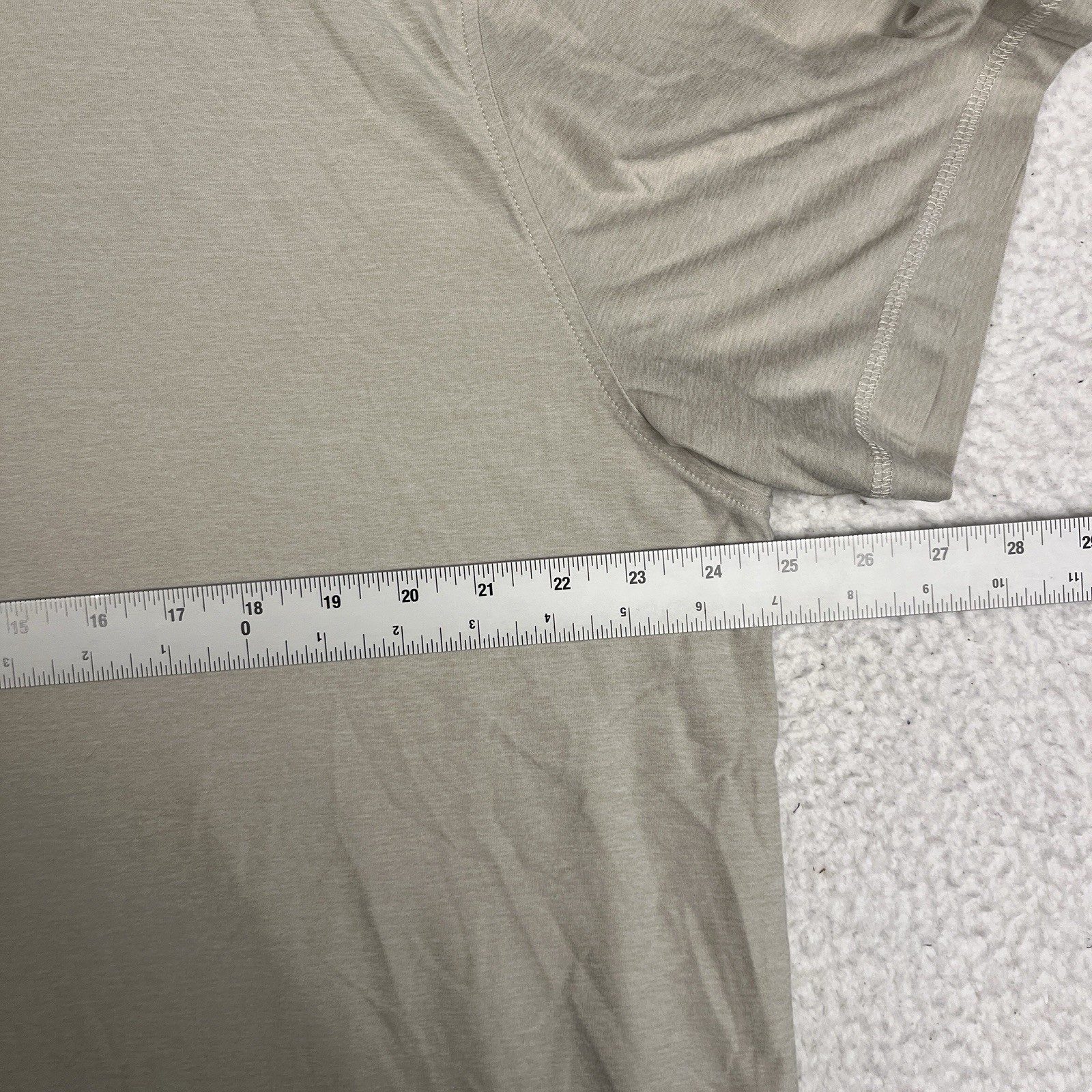 Vuori Strato Tech Tee Shirt Mens 2XL Performance Short Sleeve V126 Cream Beige gallery
