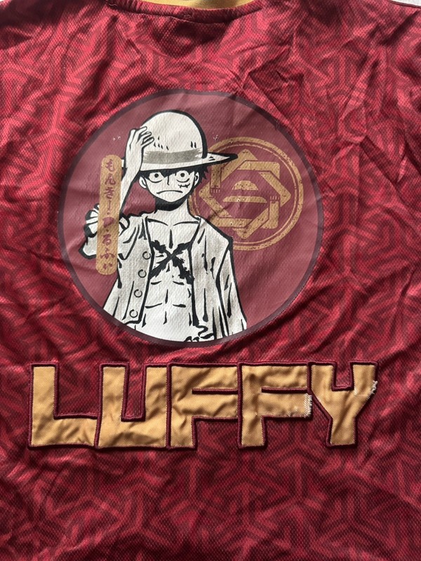 One Piece Straw Hat Crew Monkey D. Luffy Rare Soccer Jersey L BoxLunch gallery