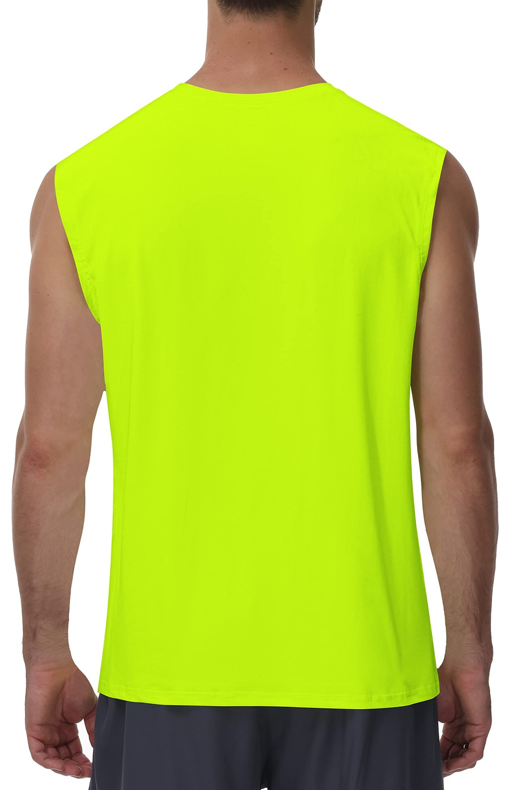 Cakulo Men's Workout Swim Sleeveless Shirts Quick Dry Beach Pool Tech Running gallery