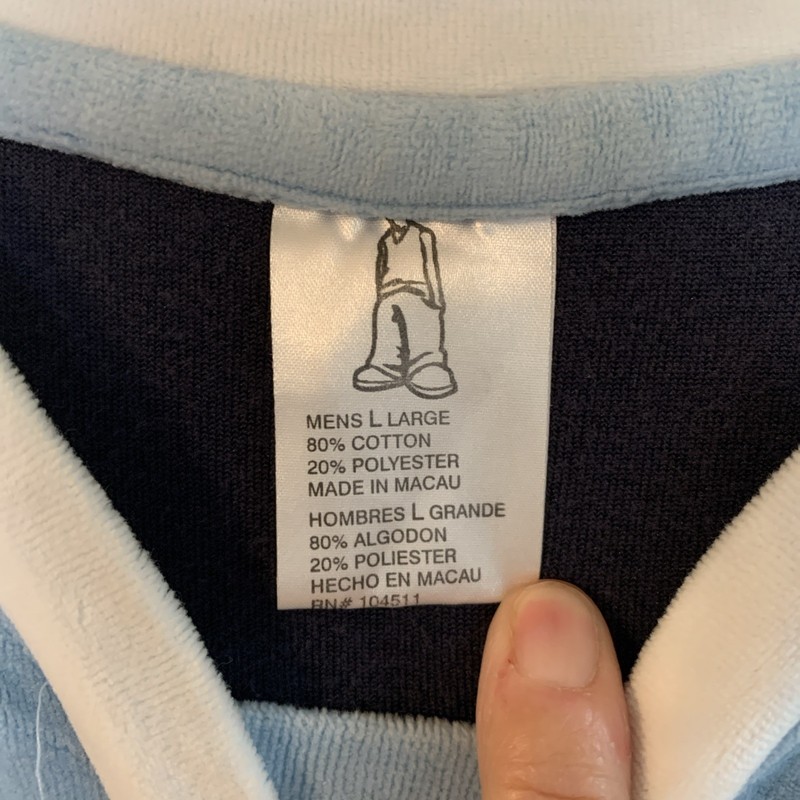 Vintage 90’s Limitz 00 No Boundaries Men’s Velvet Jersey Sleeveless Large Blue gallery