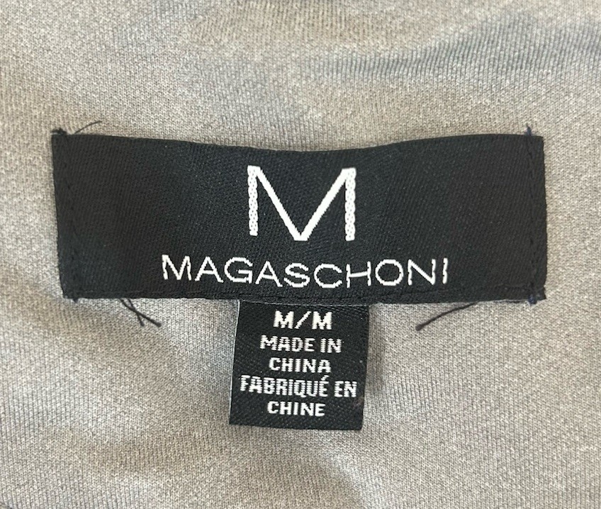 Magaschoni Men’s 1/4 Zip Performance Shirt Navy Blue Size Medium Golf Stretch gallery