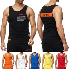 Redbridge Herren Tank Top T-Shirt NASA Logo Ärmellos Tshirts Muskelshirt M1835