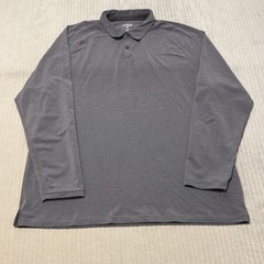 Rhone Men’s Grey Long Sleeve Henley Shirt Size XXL Lounge/Active