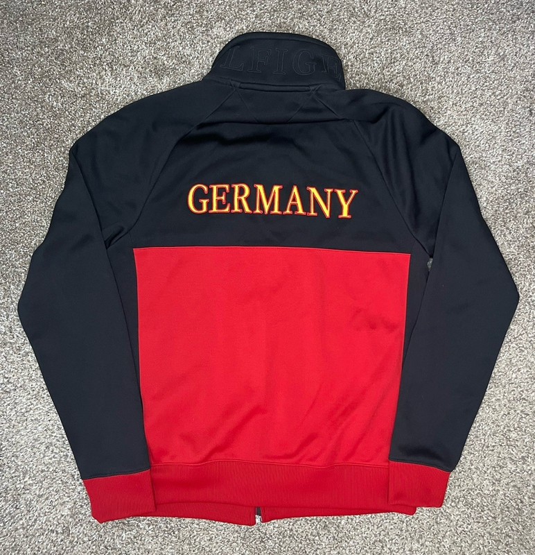 Tommy Hilfiger Full-Zip Track Jacket Men’s M Germany World Cup Soccer Futbol gallery