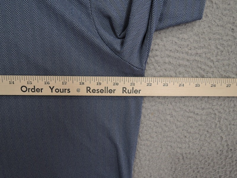 RLX Ralph Lauren Pullover Medium Blue Luxury Jersey Herringbone 1/4 Zip gallery
