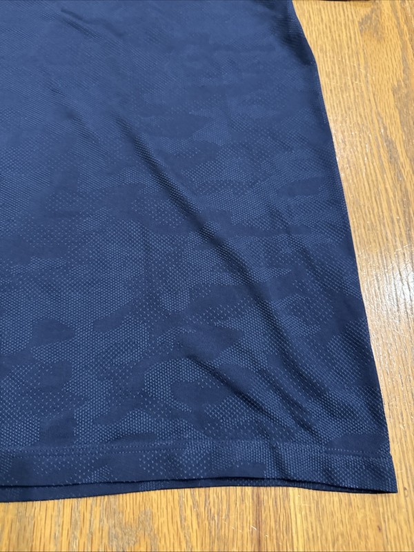 New Men’s Karbon Workout Athletic Size Medium m Navy Blue T Shirt Top NWT Weight gallery