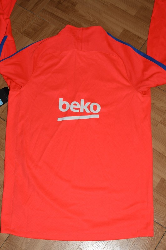 NIKE FC BARCELONA HALF- ZIP DRILL WARM UP MENS SOCCER SHIRT - MENS SIZE MEDIUM gallery