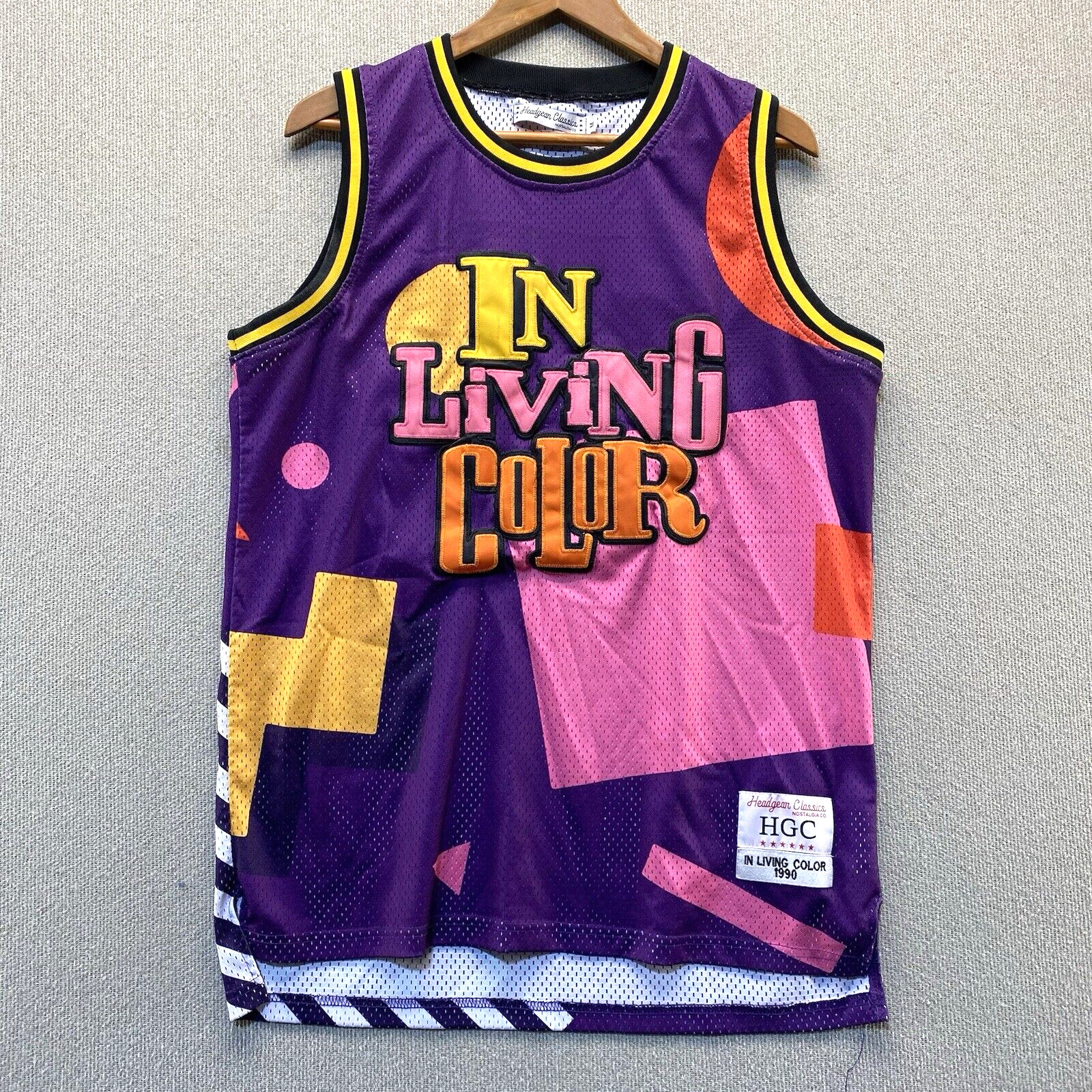 Vintage 90s Headgear Classics “In Living Color” Basketball Jersey Medium Retro gallery
