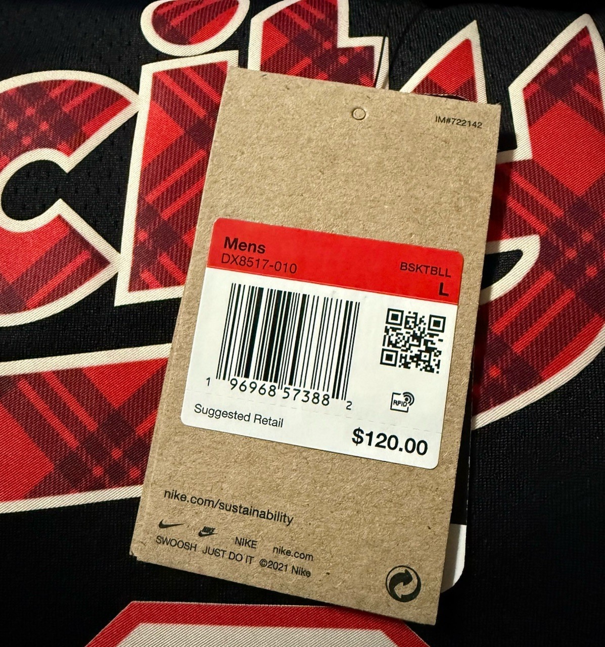Nike Damian Lillard Jersey Mens Size Large 48 Trail Blazers Swingman Rip City gallery