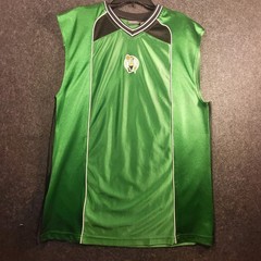 Boston Celtics NBA Basketball Jersey Mens Large Green Sleeveless Vntg Pro Edge