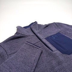 Under Armour NWT Mens Pullover Henley Long Sleeve Midnight Navy Size S