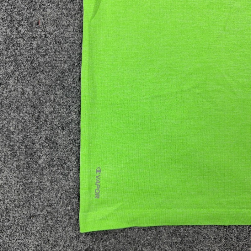 Champion Vapor Shirt Mens XL Green Short Sleeve Athletic Tee Top Gym Running gallery