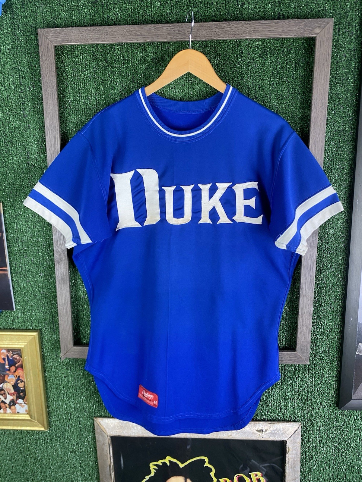 Vintage 1970’s Player Owned Duke Blue Devils Baseball Jersey Men’s Size 44 Blue gallery