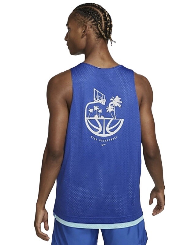 Size M- Nike Men's Standard Issue Mesh Basketball Jersey, Copa/Game Royal. gallery