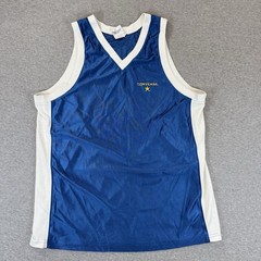 Vintage 90s Converse XL Chuck Taylor Basketball Jersey Blue USA Made