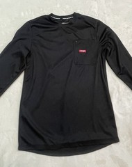 Wrangler Workwear Men’s Thermal M Black Base Layer Long Sleeve Crew Wicking