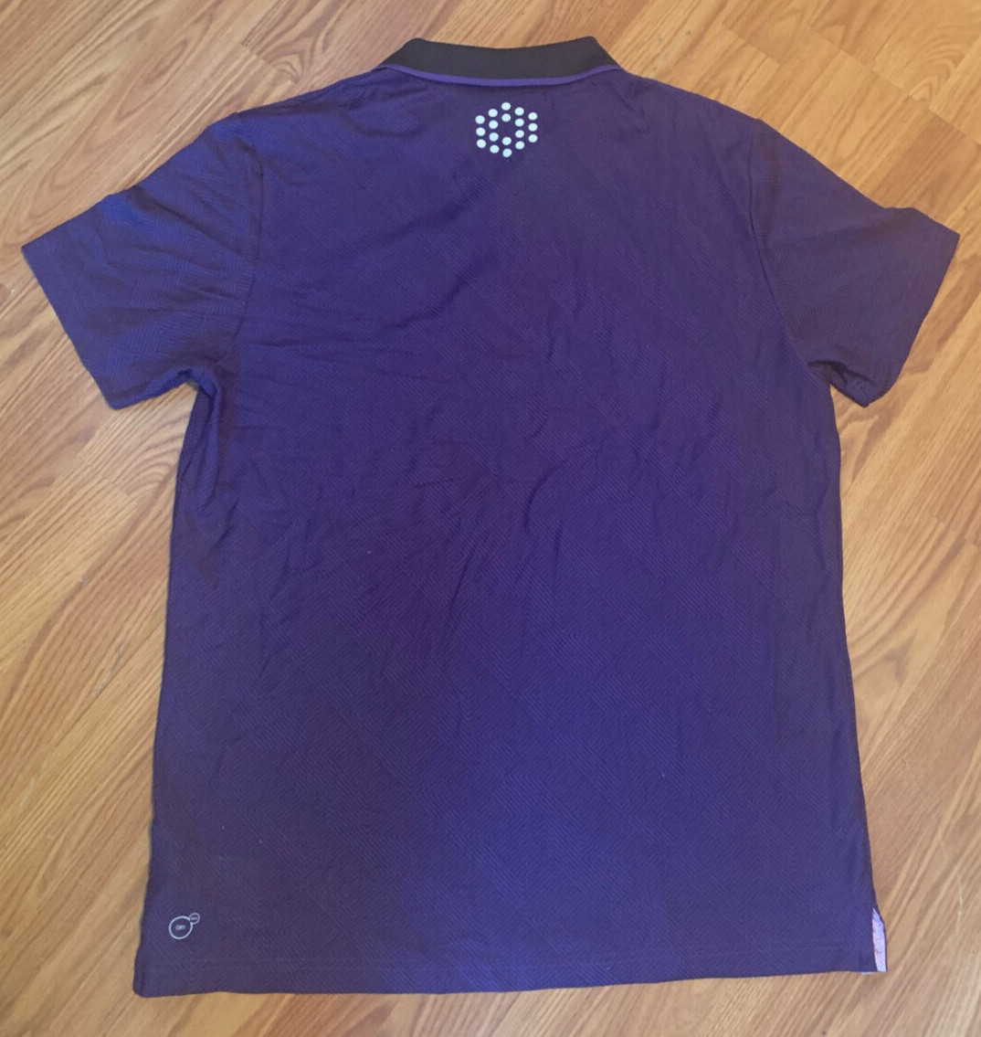Mens PUMA Dry Cell Athletic Purple Shirt XL gallery