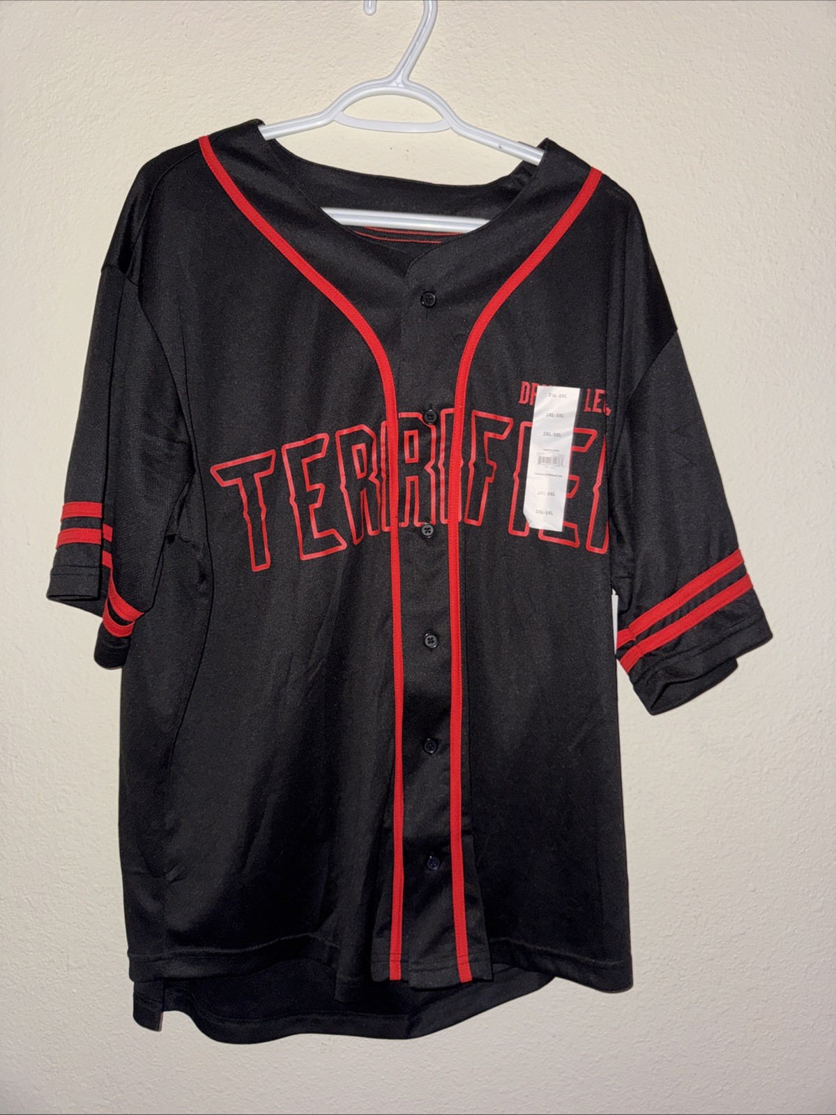 Terrifier Jersey Art The Clown Baseball Jersey Size 2XL - 3XL New w Tags gallery