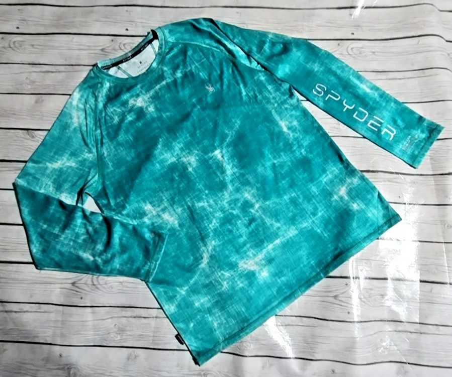 Spyder Shirt Mens Large Swim Rash Guard Shirt UPF 30 Surf Sand Hiking gallery