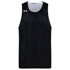Under Armour Men’s Triple Double Reversible Basketball Jersey-Black/White-2XL