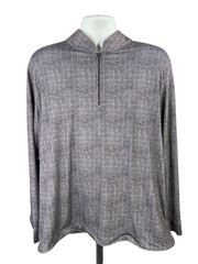 Greg Norman Men’s Gray Long Sleeve 1/4 Zip Pullover Athletic Shirt – XL