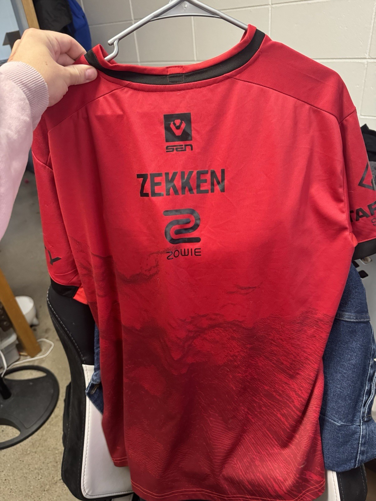 Sentinels SEN Zekken 2024 Valorant Esports Jersey Red Size [L] gallery