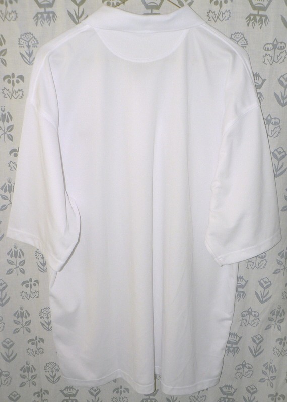gHP SPORT Men's Sz XL White Embroidered Logo SS POLO RUGBY GOLF Shirt NWOT? EUC gallery